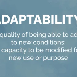 Adaptability