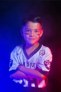 young athlete Chase Bradley training at Champion’s QUEST facility